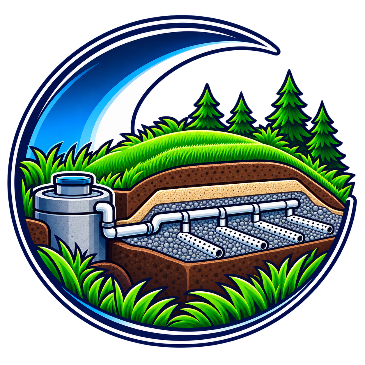 Mound Septic Systems icon — Crescent Septic Services